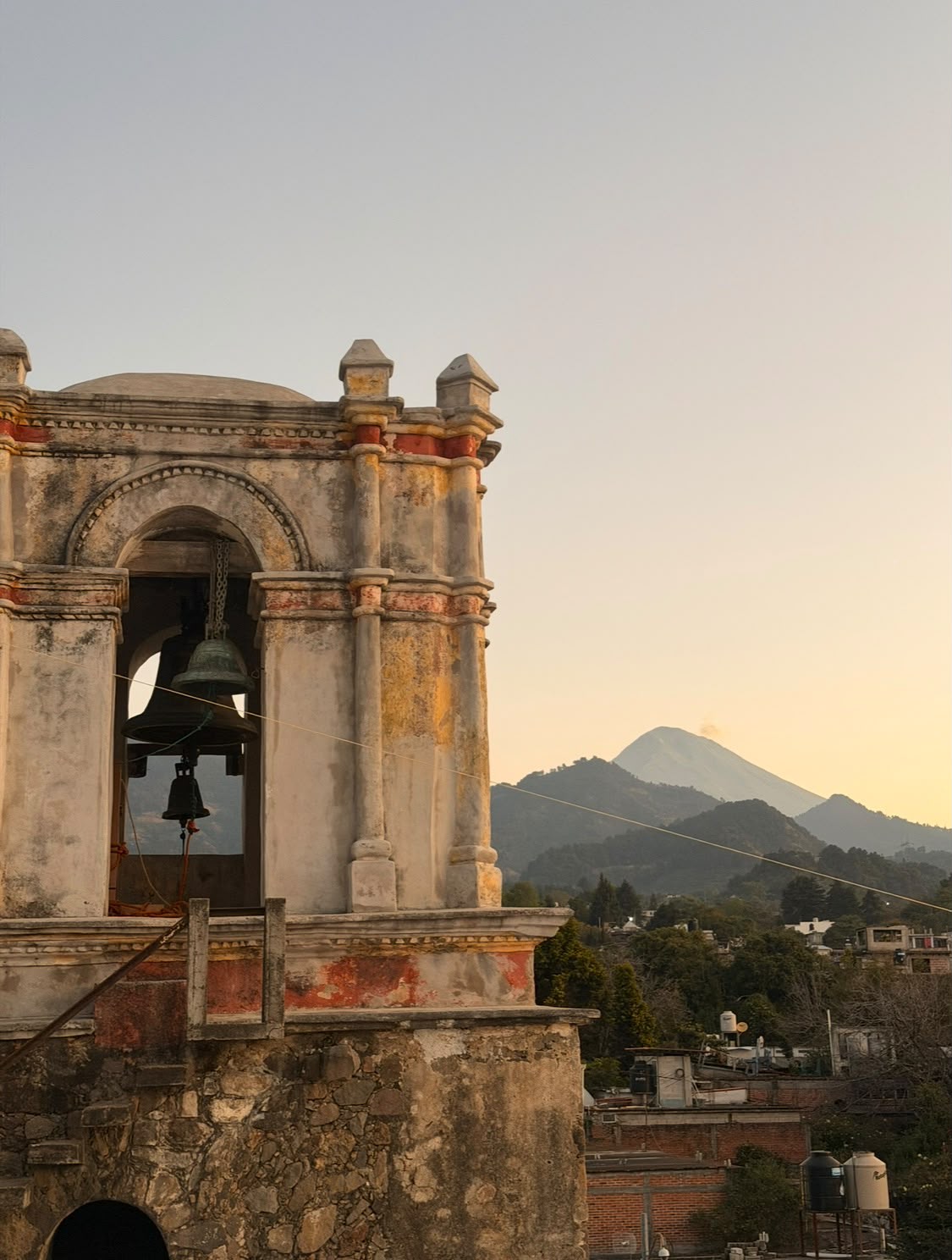 Campanario del Ex Convento de San Juan Bautista de Tetela del Volcán